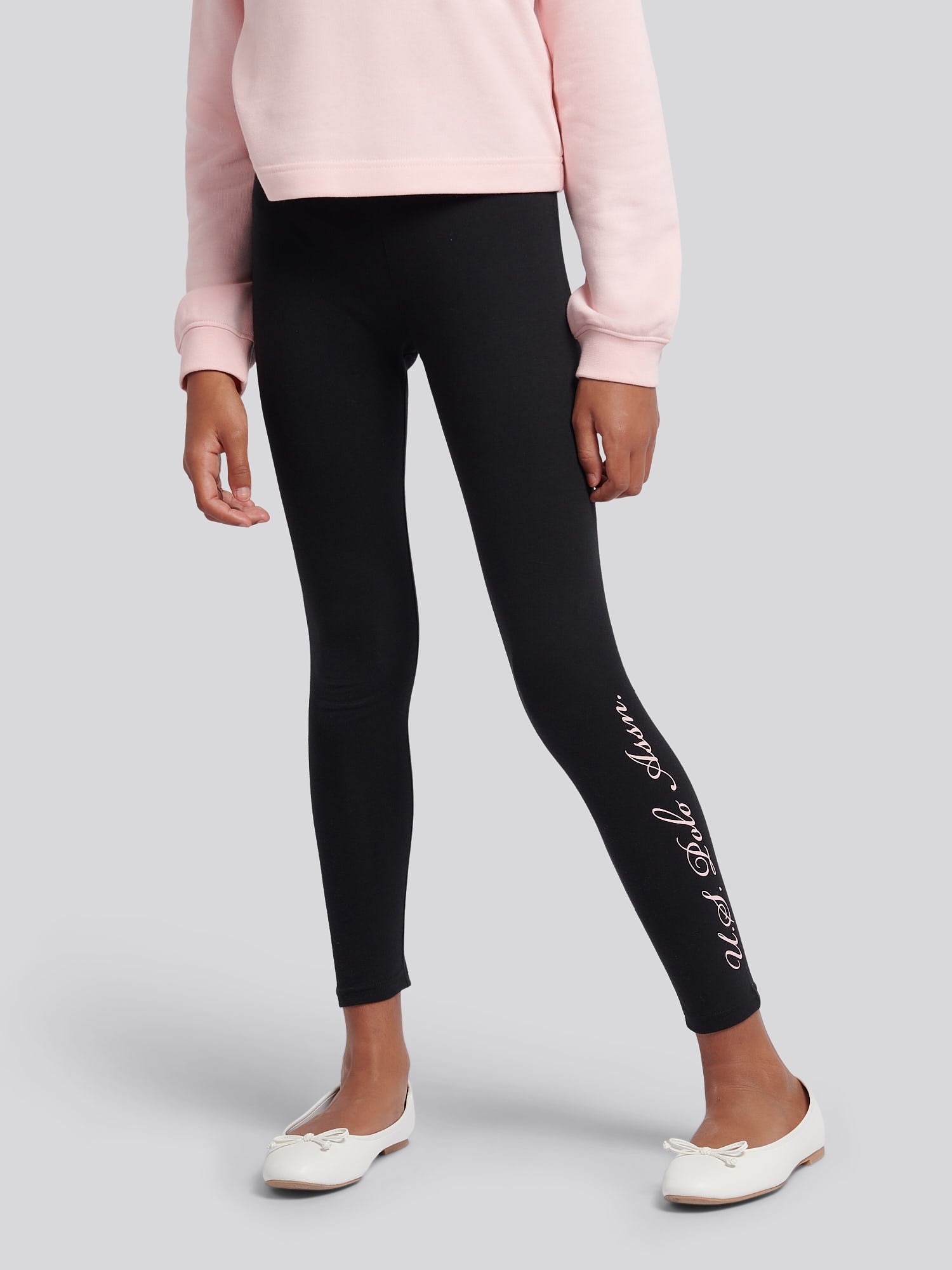 Girls Graphic Boxy Sweat & Legging Set Crystal Rose