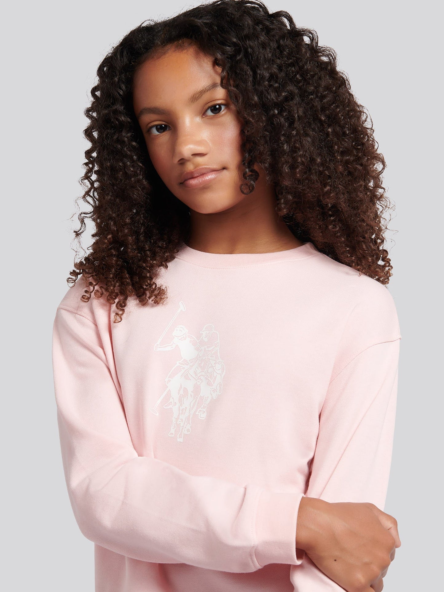 Girls Graphic Boxy Sweat & Legging Set Crystal Rose