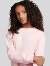 Girls Graphic Boxy Sweat & Legging Set Crystal Rose