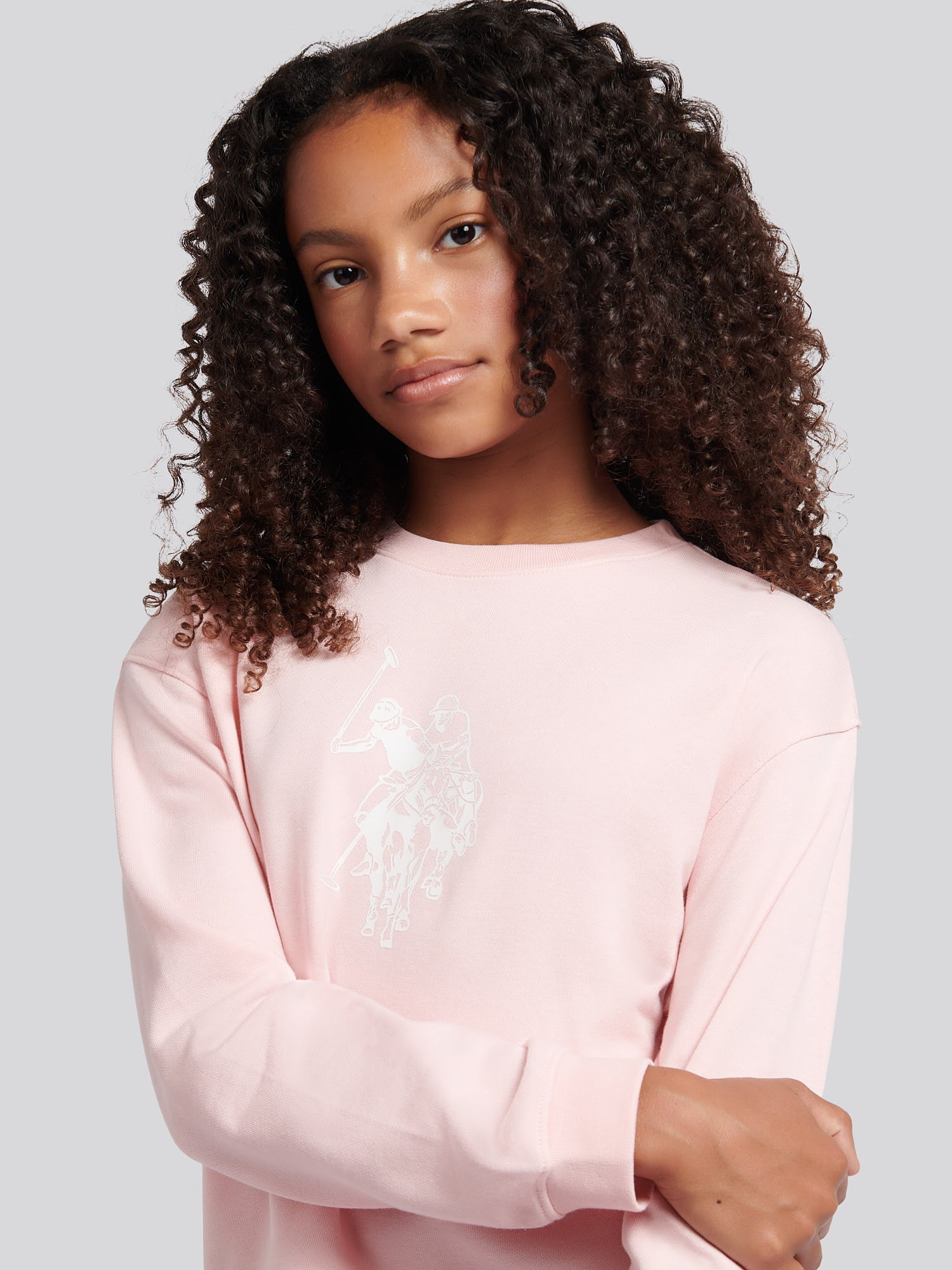 Girls Graphic Boxy Sweat & Legging Set Crystal Rose