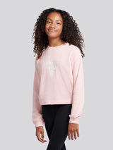 Girls Graphic Boxy Sweat & Legging Set Crystal Rose