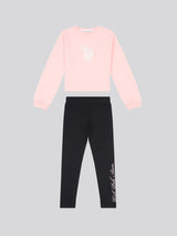 Girls Graphic Boxy Sweat & Legging Set Crystal Rose