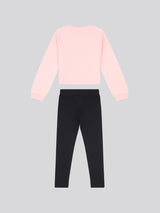 Girls Graphic Boxy Sweat & Legging Set Crystal Rose
