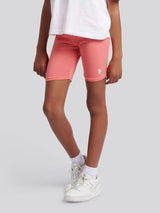 Girls Print T-Shirt & Jersey Short Set Bright White
