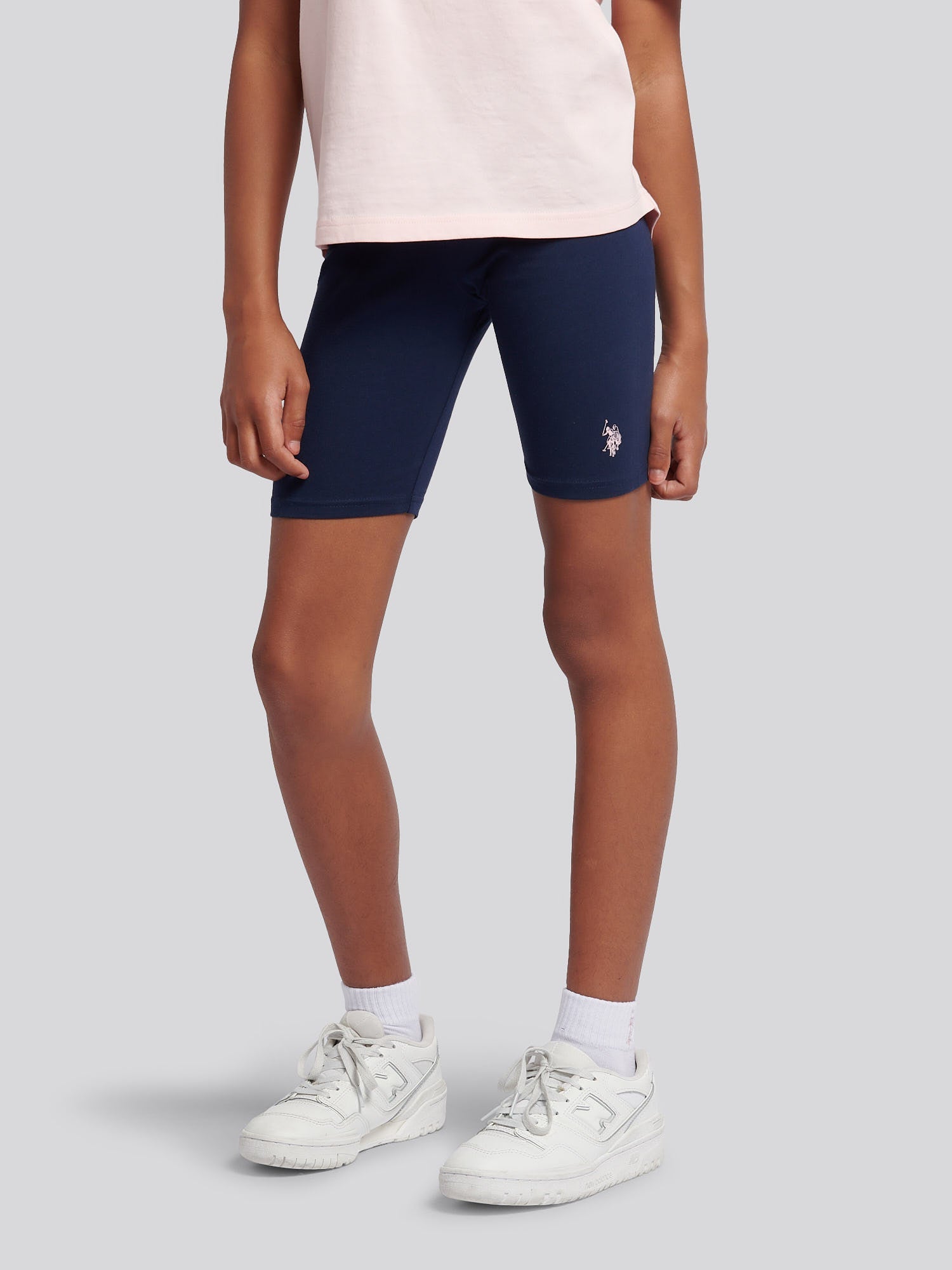 Girls Print T-Shirt & Jersey Short Set Crystal Rose