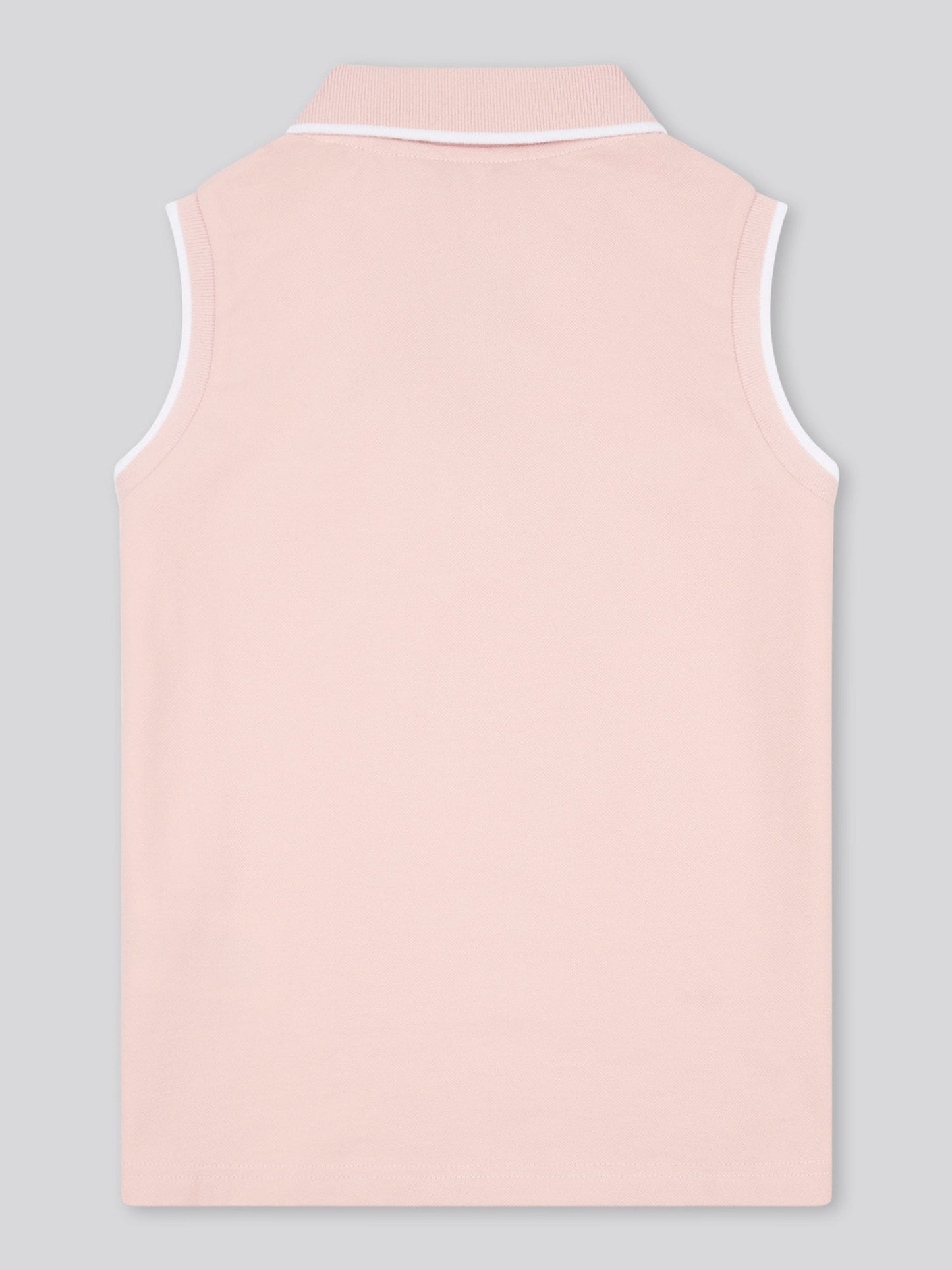 Girls Sleeveless Polo Shirt Crystal Rose