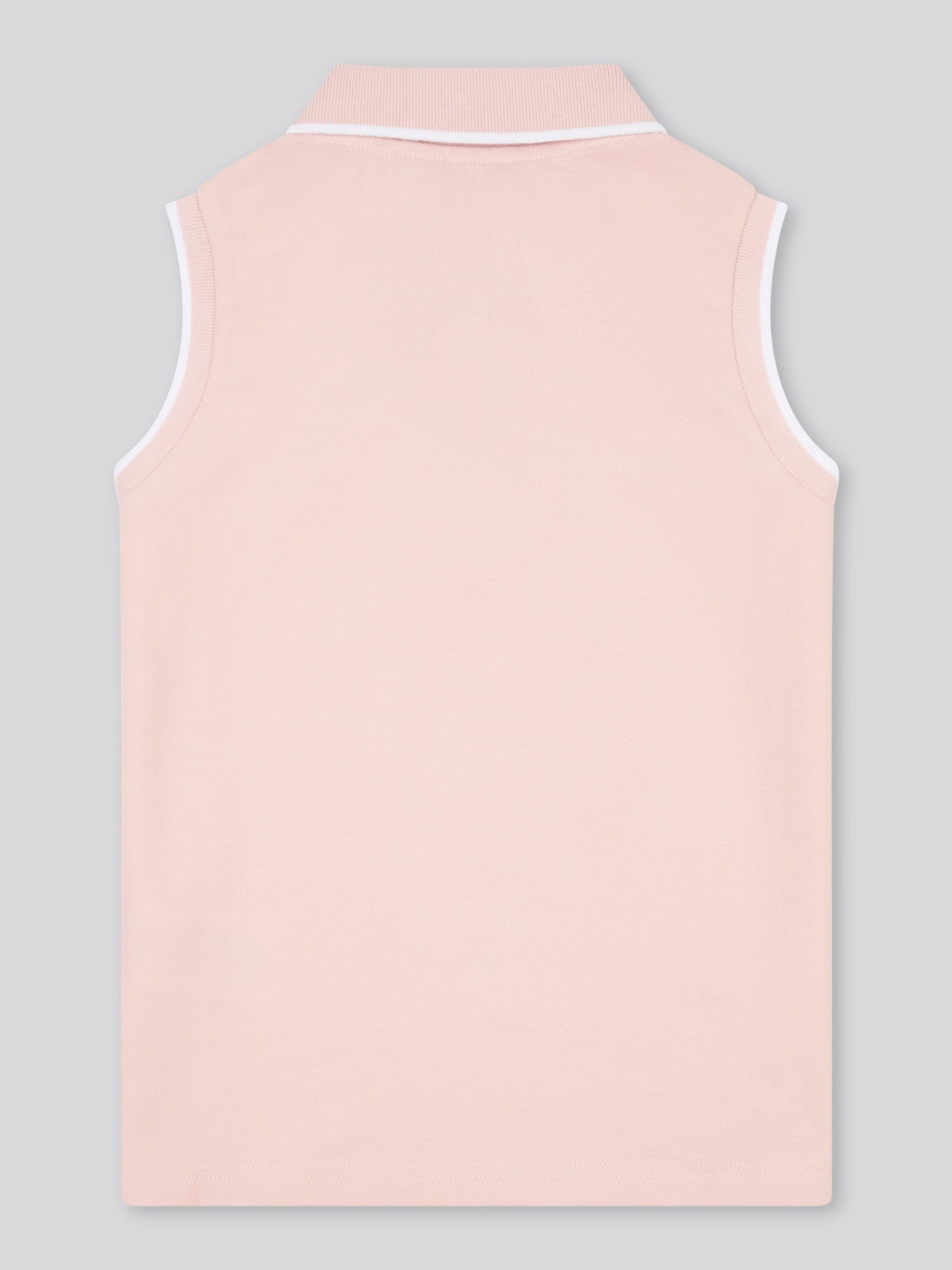 Girls Sleeveless Polo Shirt Crystal Rose