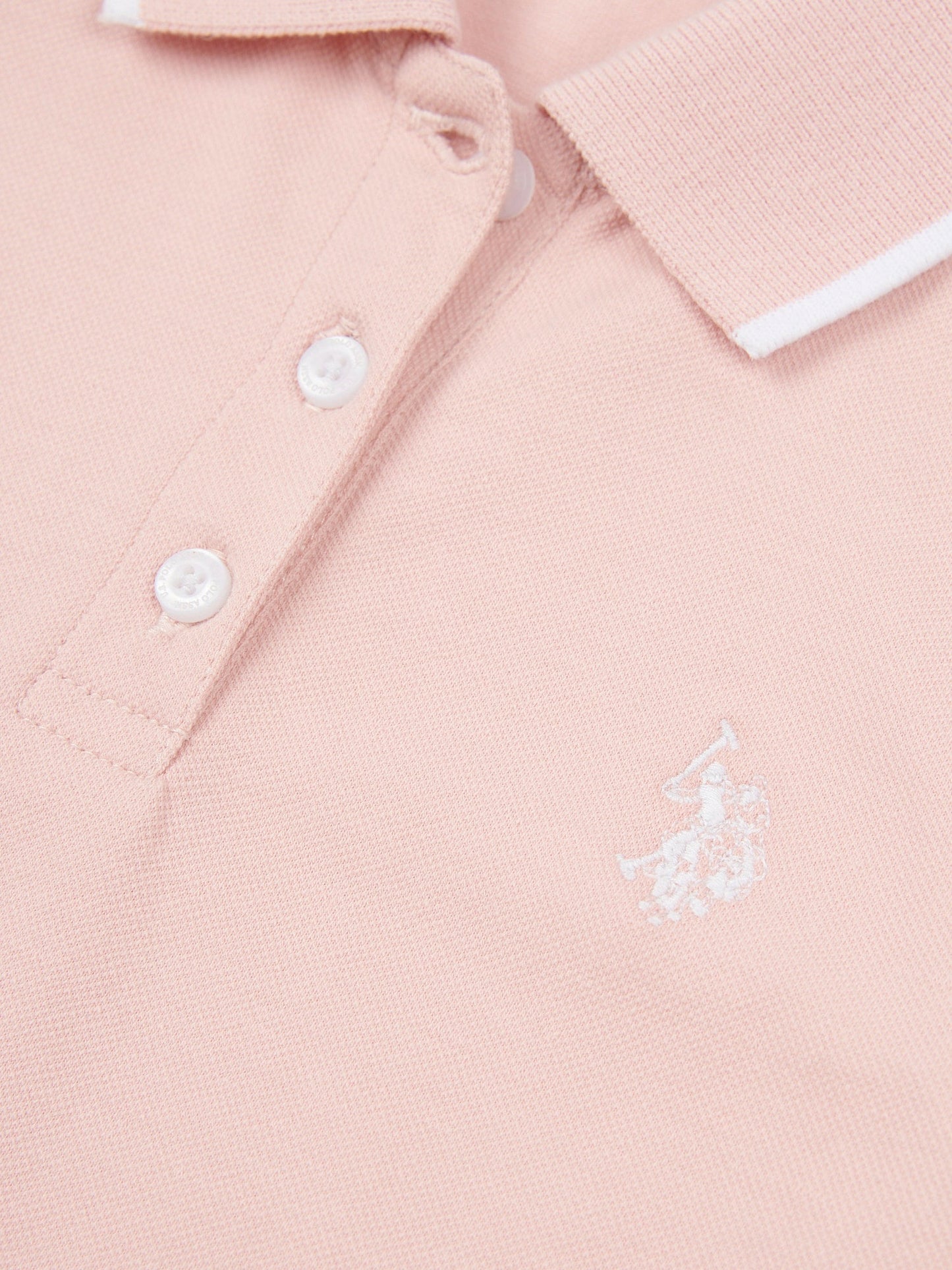 Girls Sleeveless Polo Shirt Crystal Rose