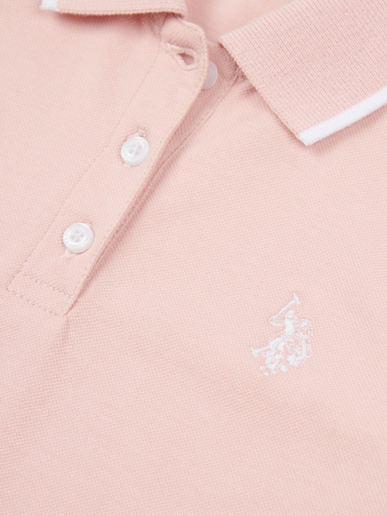 Girls Sleeveless Polo Shirt Crystal Rose
