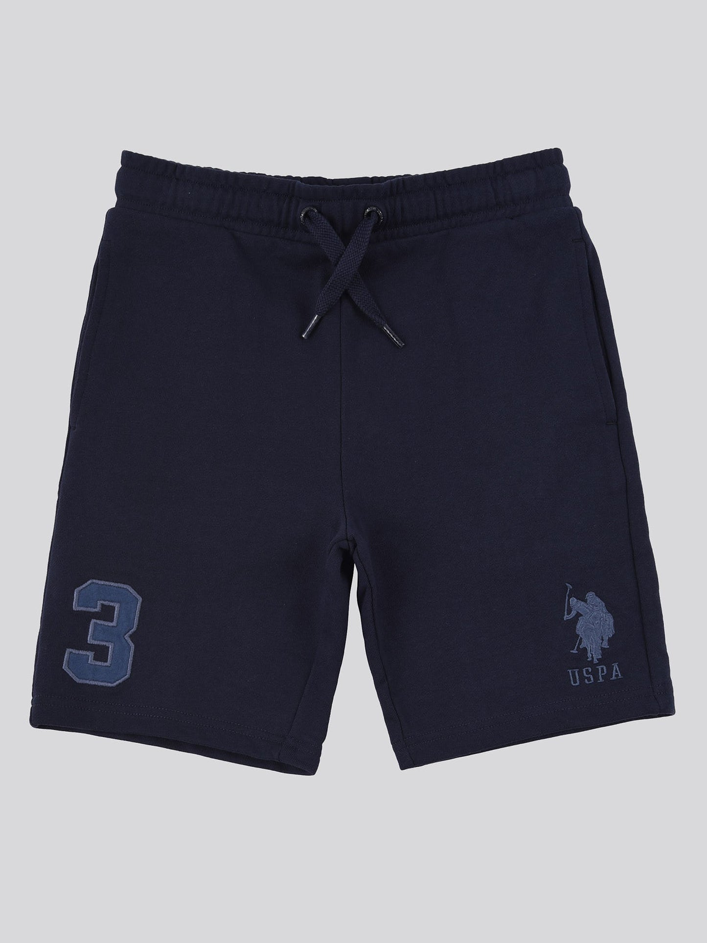 Boys Player 3 Sweat Shorts in Navy Blue