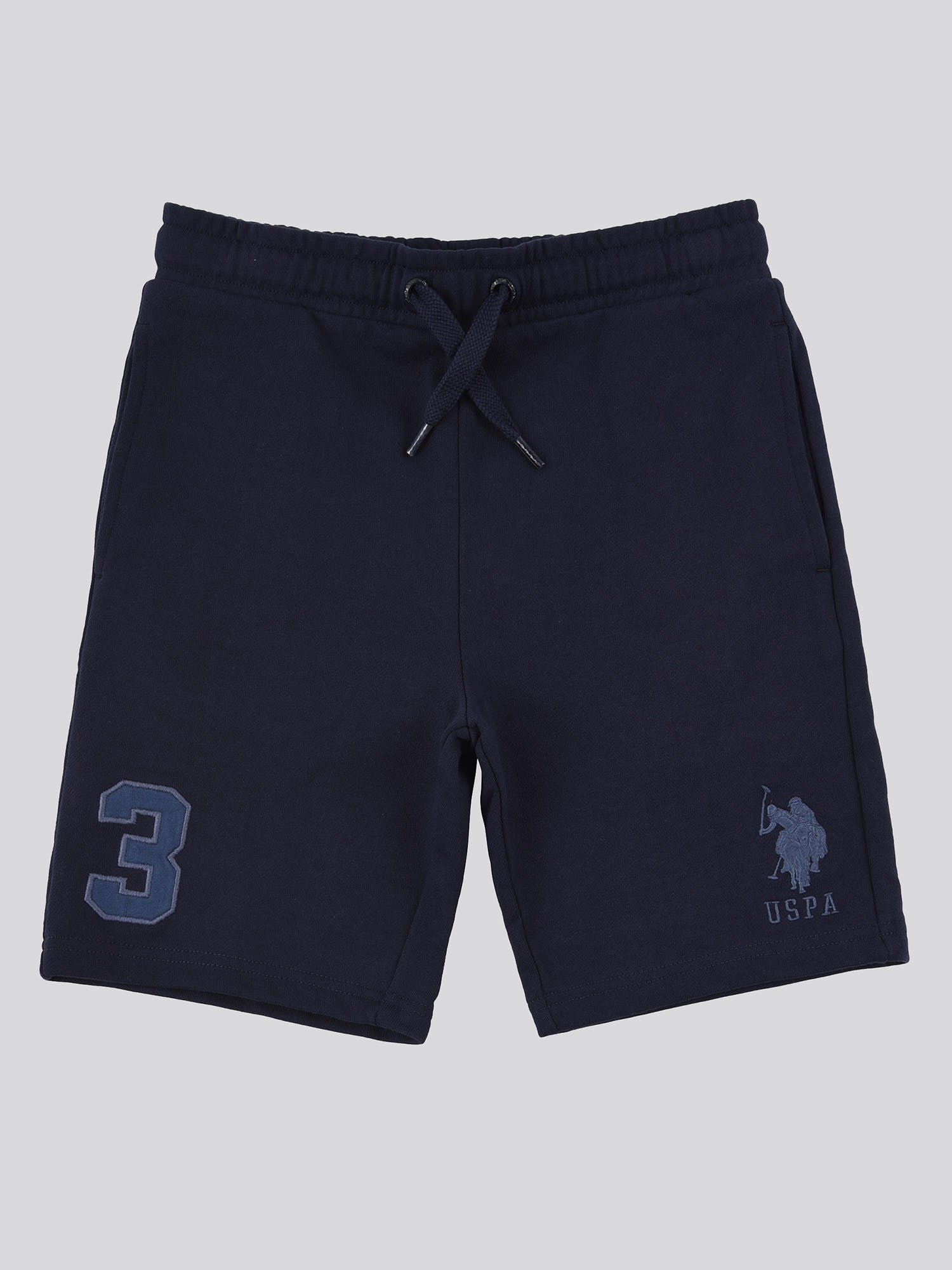 Boys Player 3 Sweat Shorts in Navy Blue