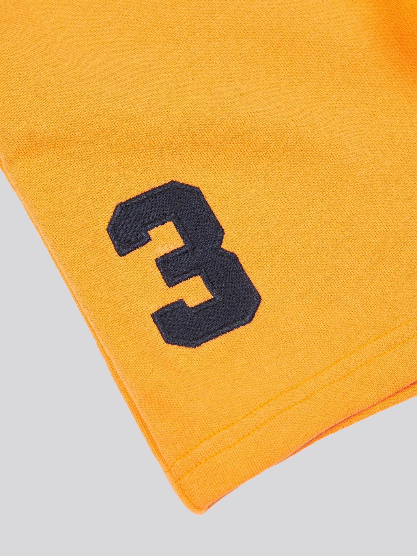Boys Player 3 Marl Sweat Shorts in Apricot