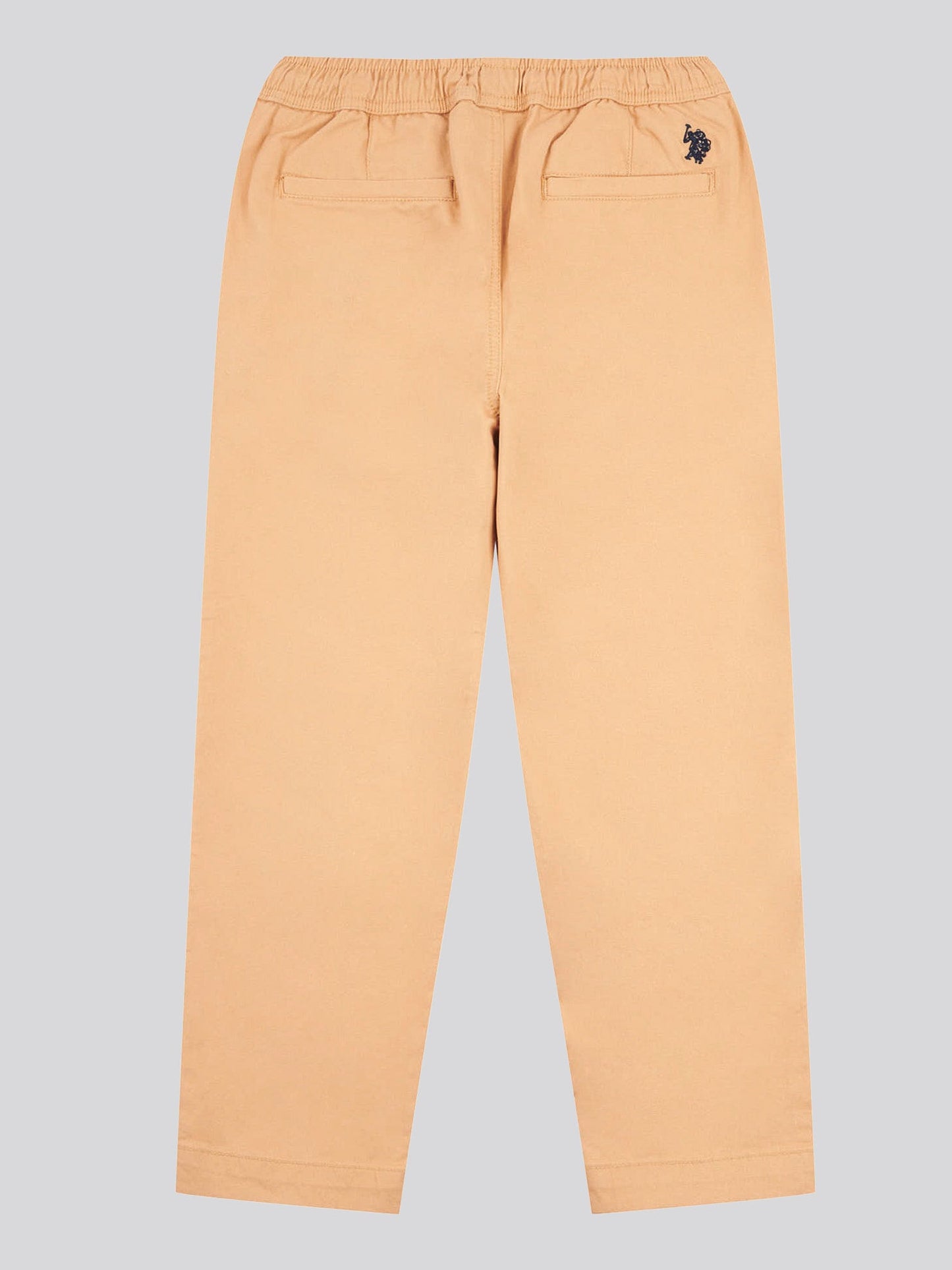 Boys Drawstring Waist Trouser in Tan
