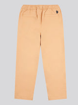Boys Drawstring Waist Trouser in Tan