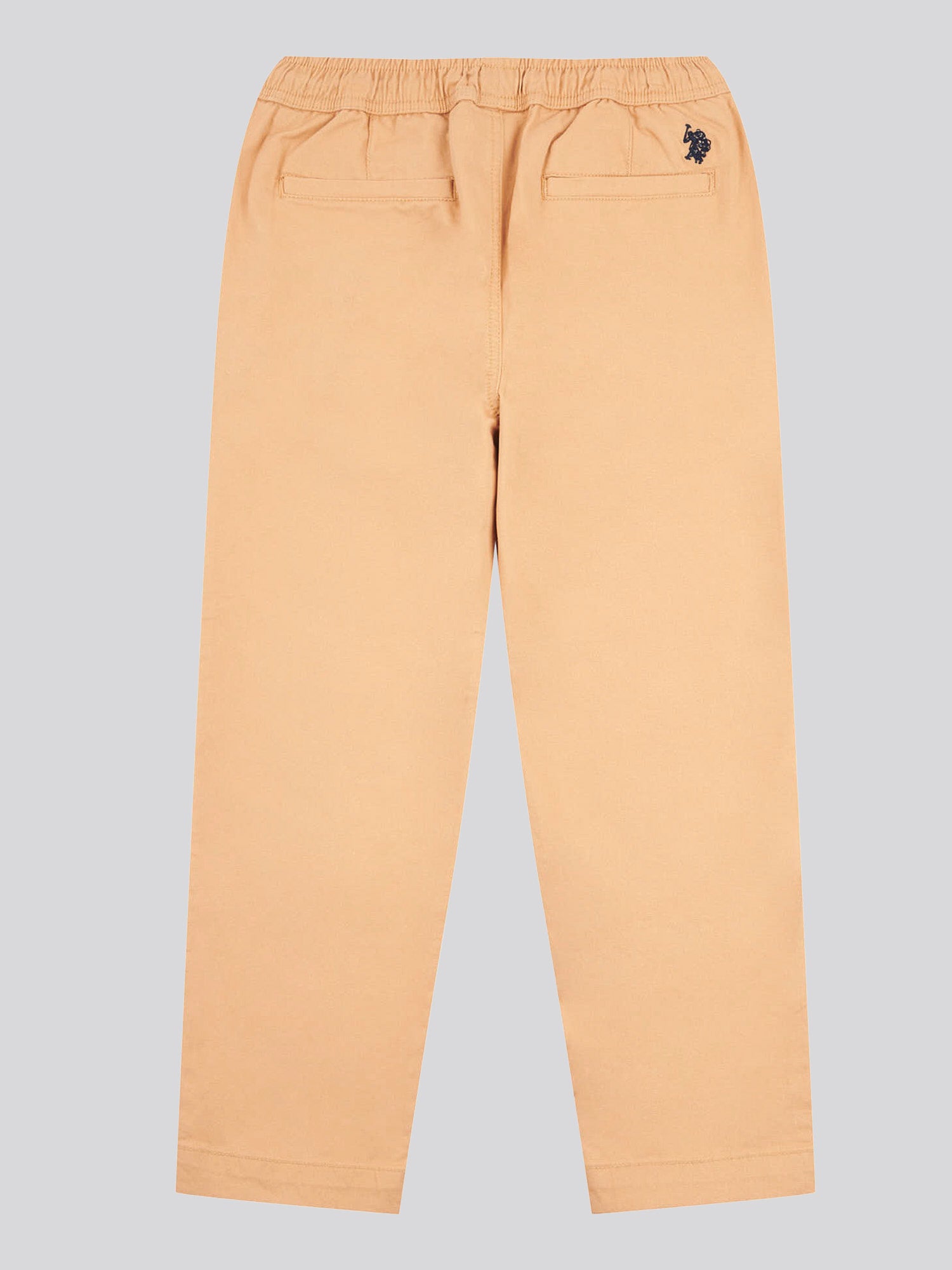 Boys Drawstring Waist Trouser in Tan