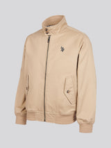 Boys Cotton Twill Harrington Jacket in Cornstalk