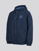 Boys Hooded Windbreaker in Dark Sapphire Navy