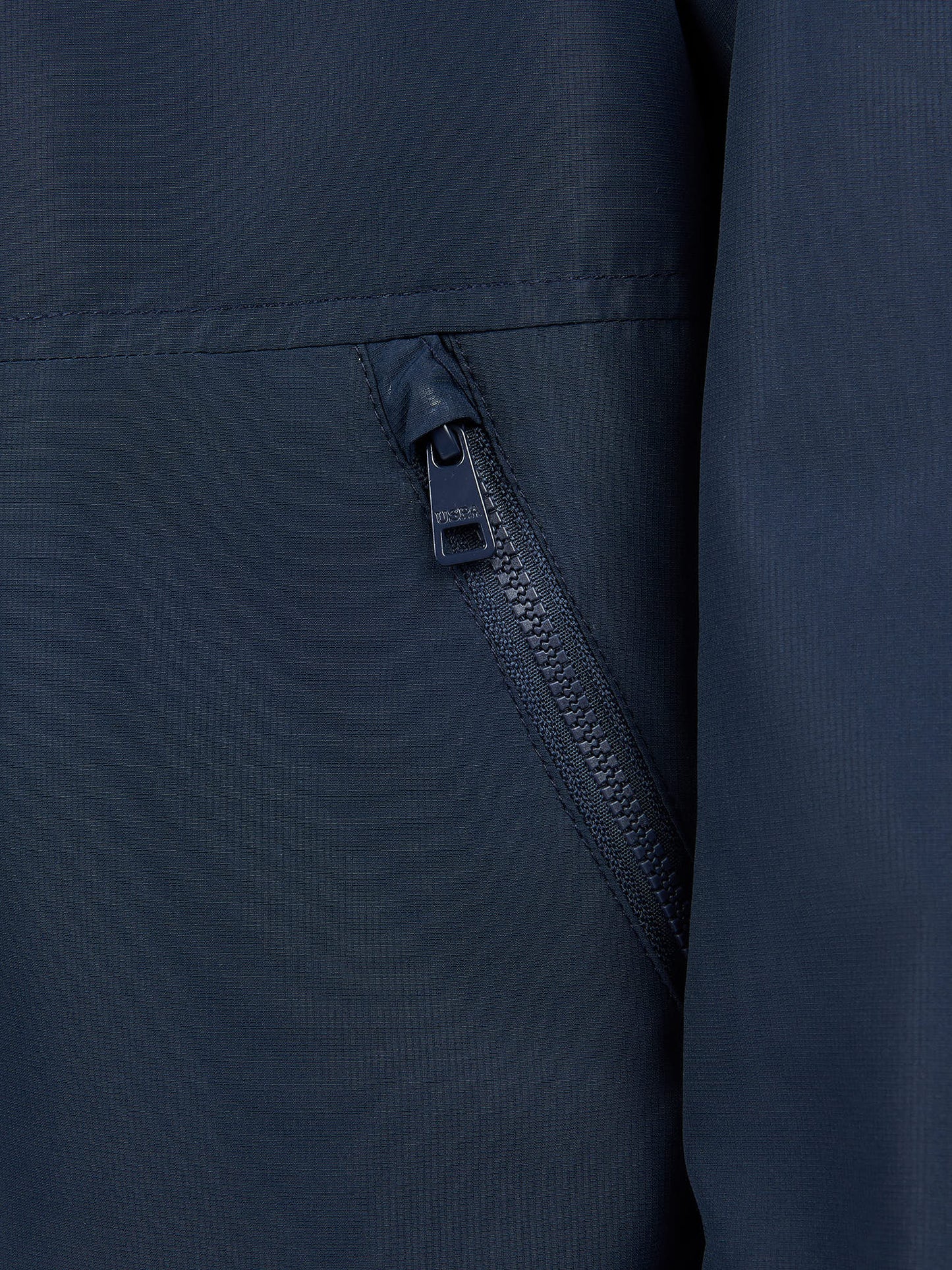 Boys Hooded Windbreaker in Dark Sapphire Navy