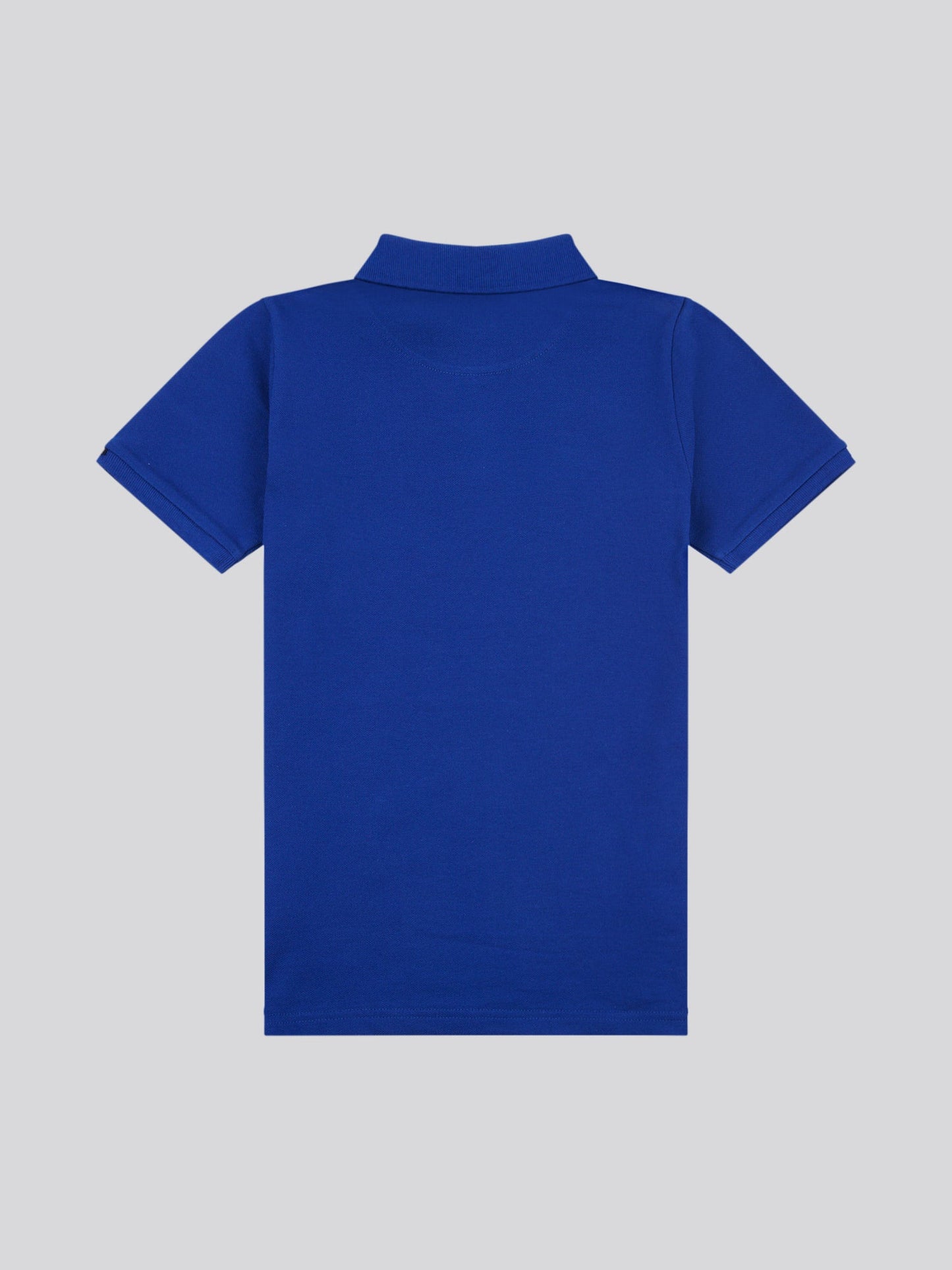 Boys Double Horsemen Polo Shirt in Sodalite Blue