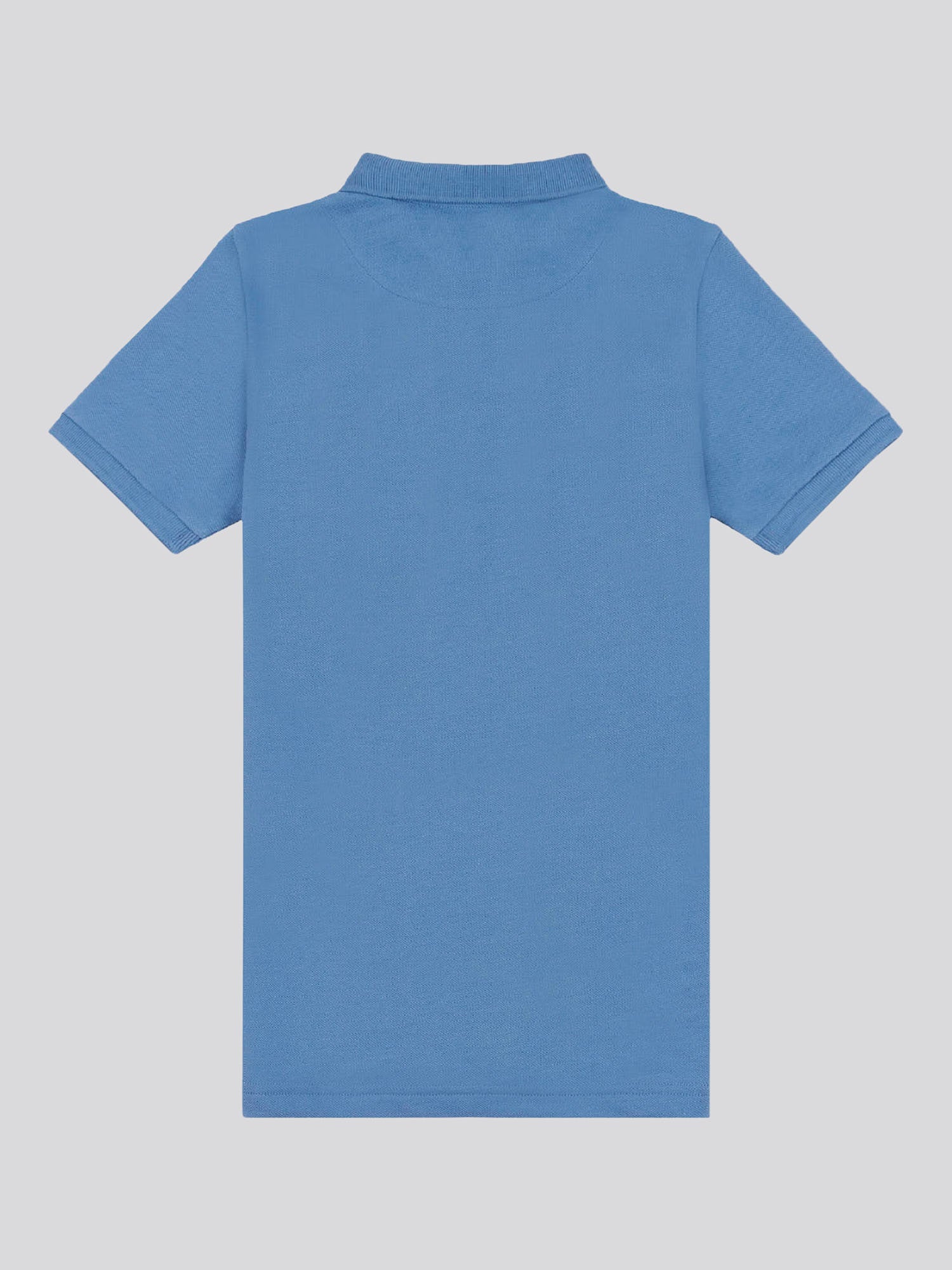 Boys Double Horsemen Polo Shirt in Blue Horizon