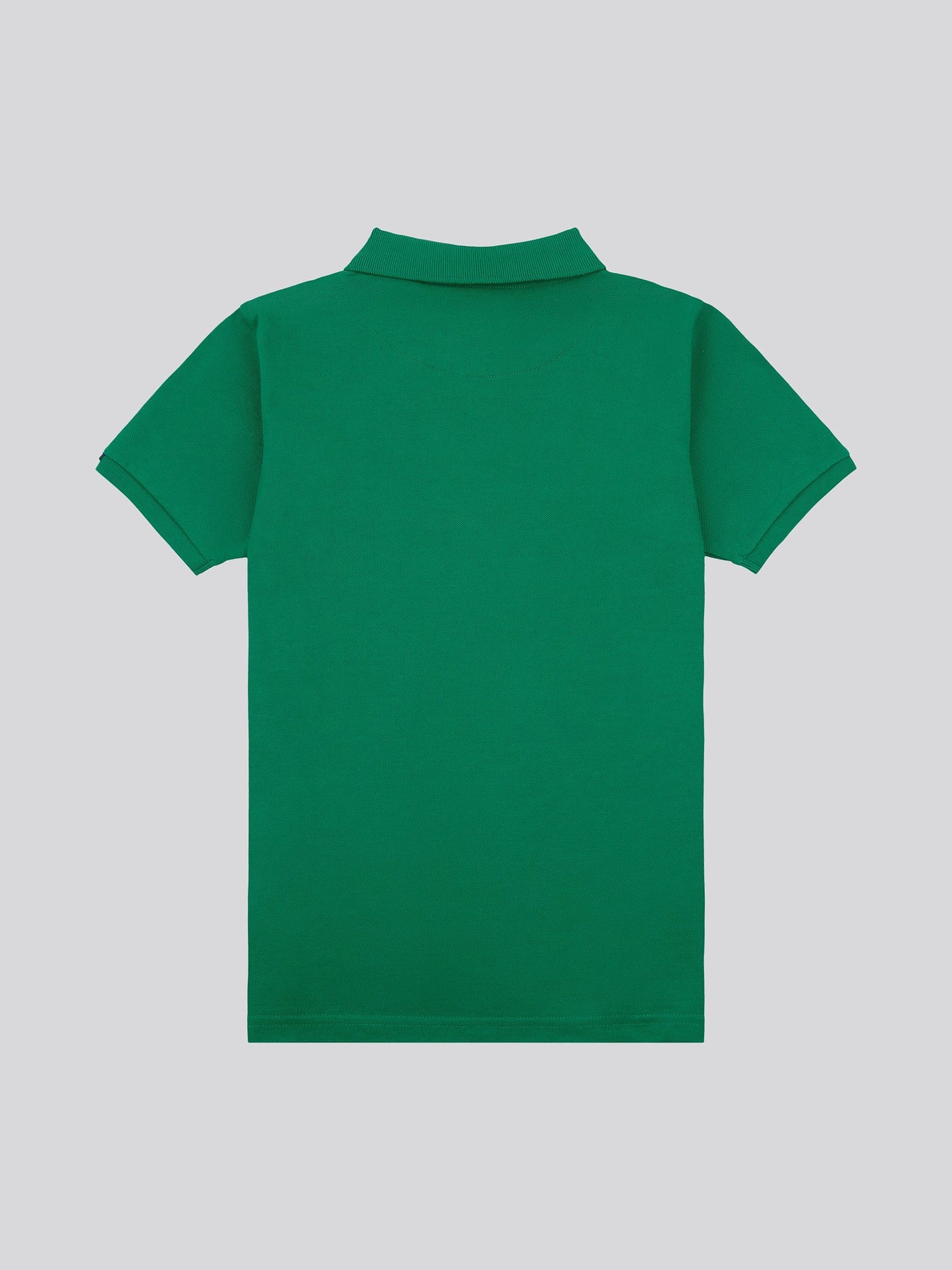 Boys Double Horsemen Polo Shirt in Lush Meadow