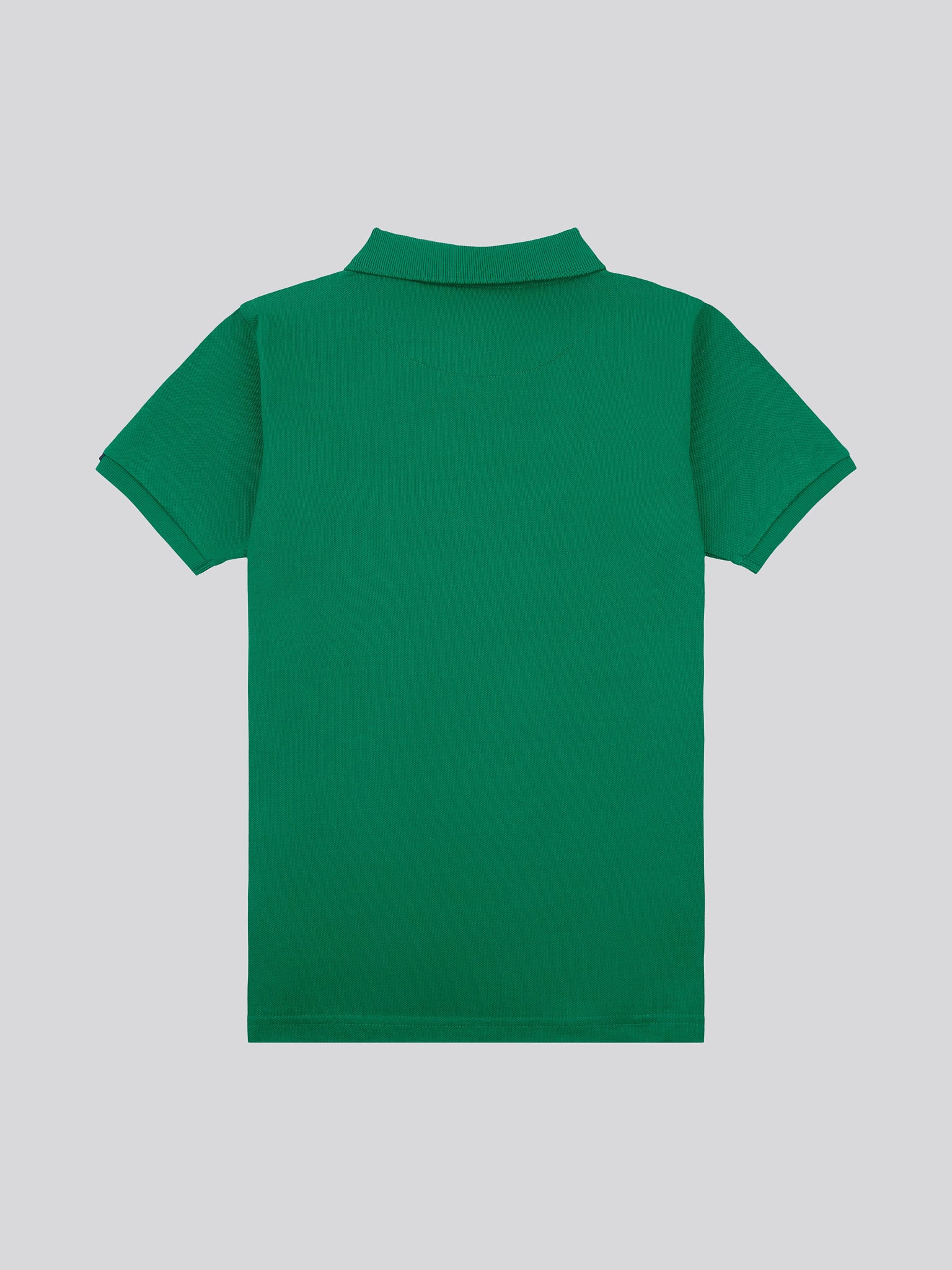 Boys Double Horsemen Polo Shirt in Lush Meadow