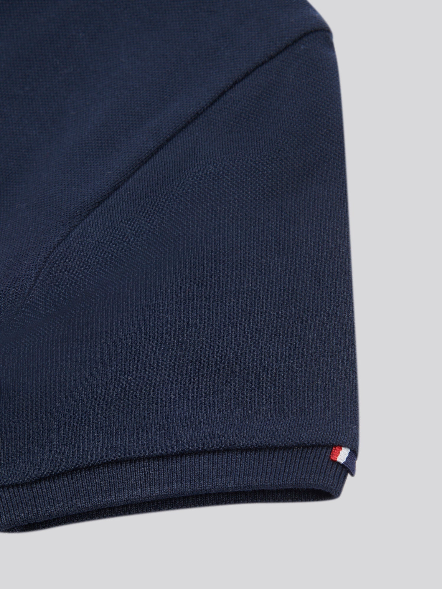 Boys Player 3 Polo Shirt in Dark Sapphire Navy / Haute Red DHM