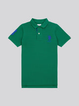 Boys Player 3 Polo Shirt in Lush Meadow