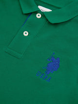 Boys Player 3 Polo Shirt in Lush Meadow