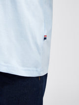 Boys Double Horsemen T- Shirt in Chambray Blue