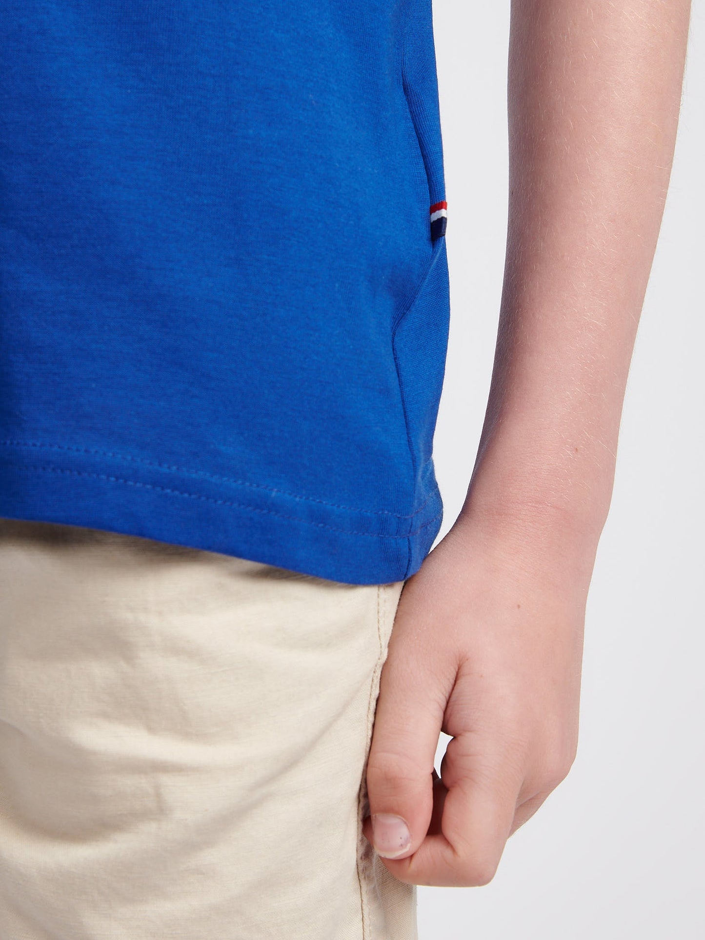 Boys Double Horsemen T- Shirt in Sodalite Blue