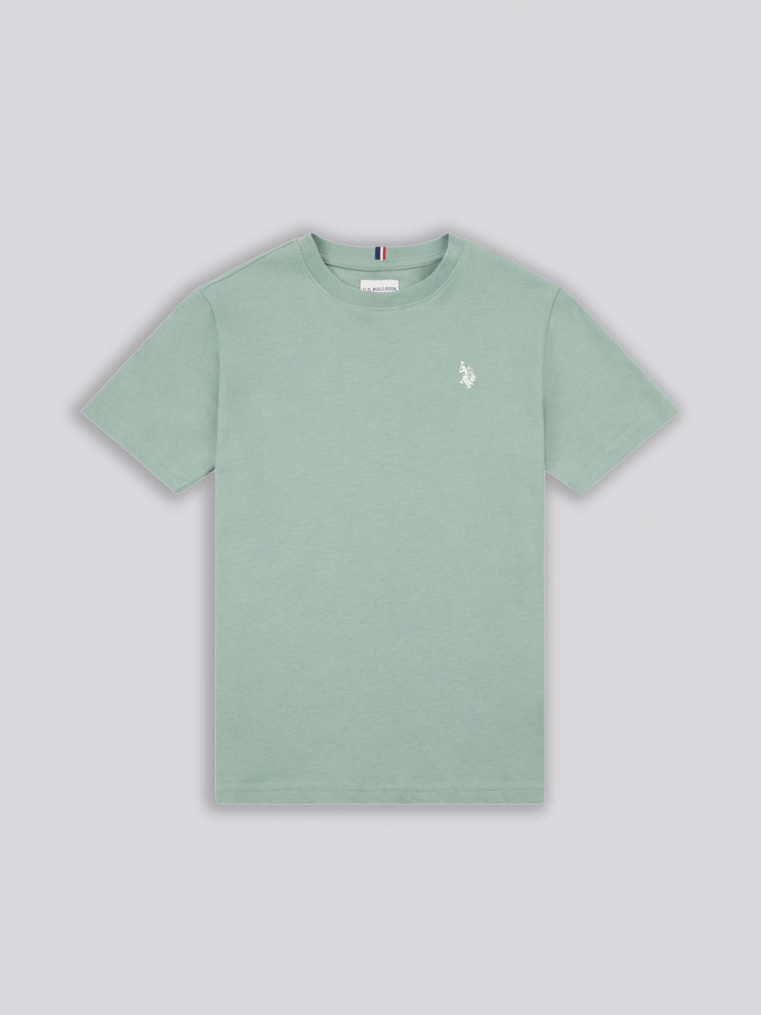 Boys Double Horsemen T- Shirt in Chinois Green