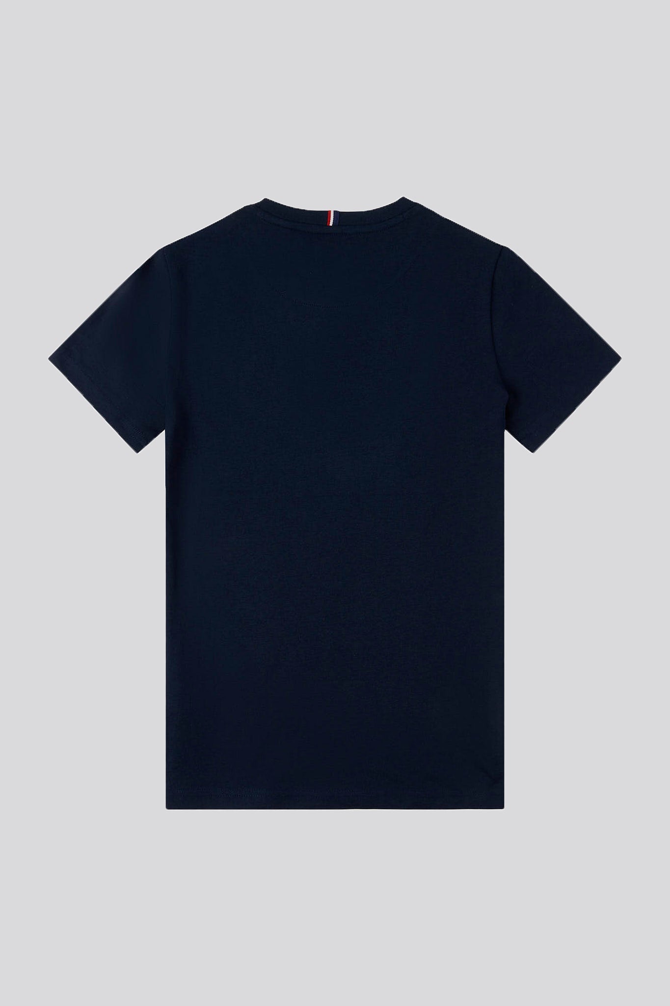Boys Double Horsemen T- Shirt in Dark Sapphire Navy / Haute Red DHM