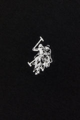 Boys Double Horsemen T- Shirt in Black Bright White DHM
