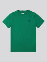 Boys Double Horsemen T- Shirt in Lush Meadow