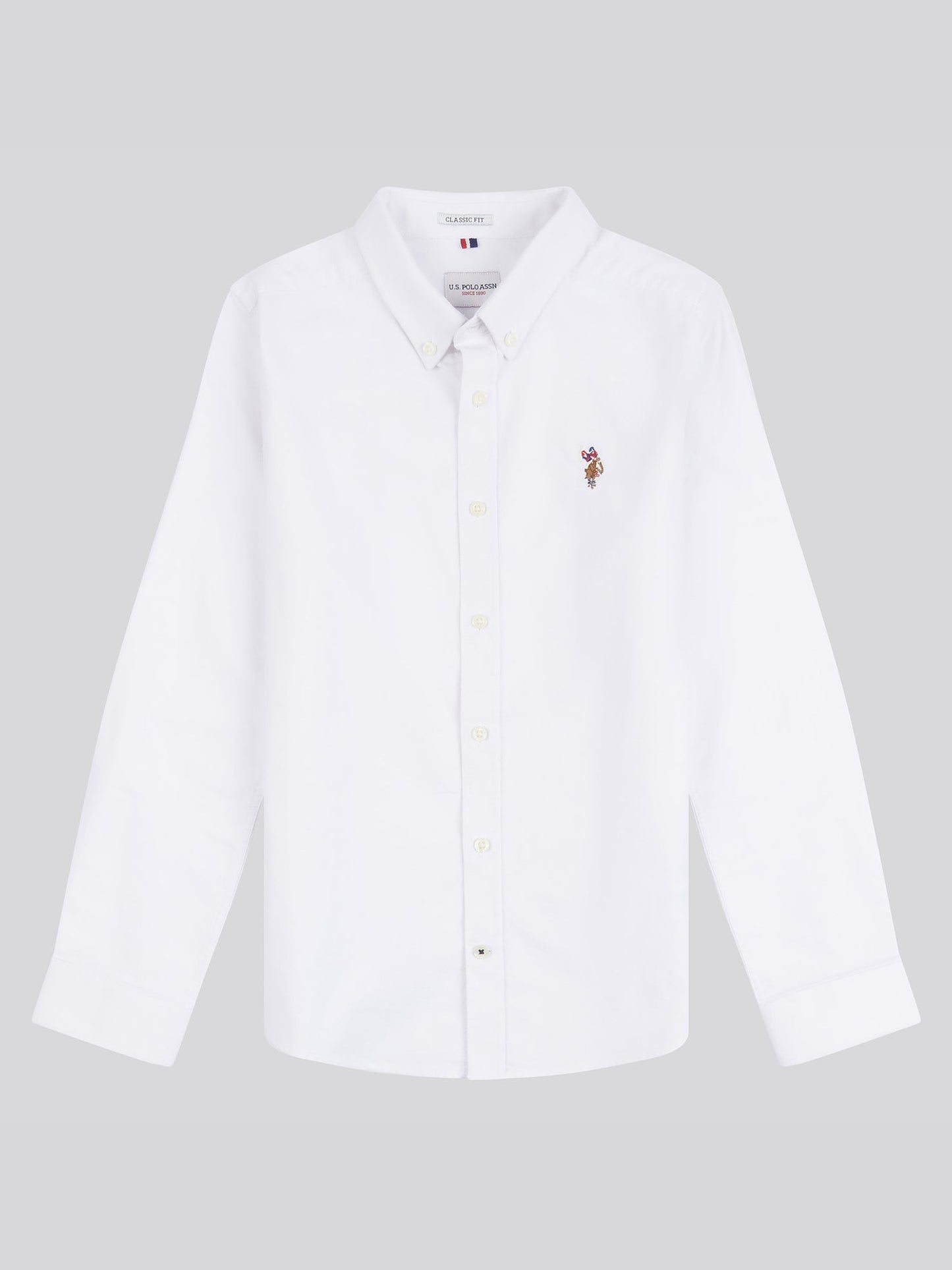 Boys Oxford Shirt in Bright White