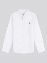 Boys Oxford Shirt in Bright White