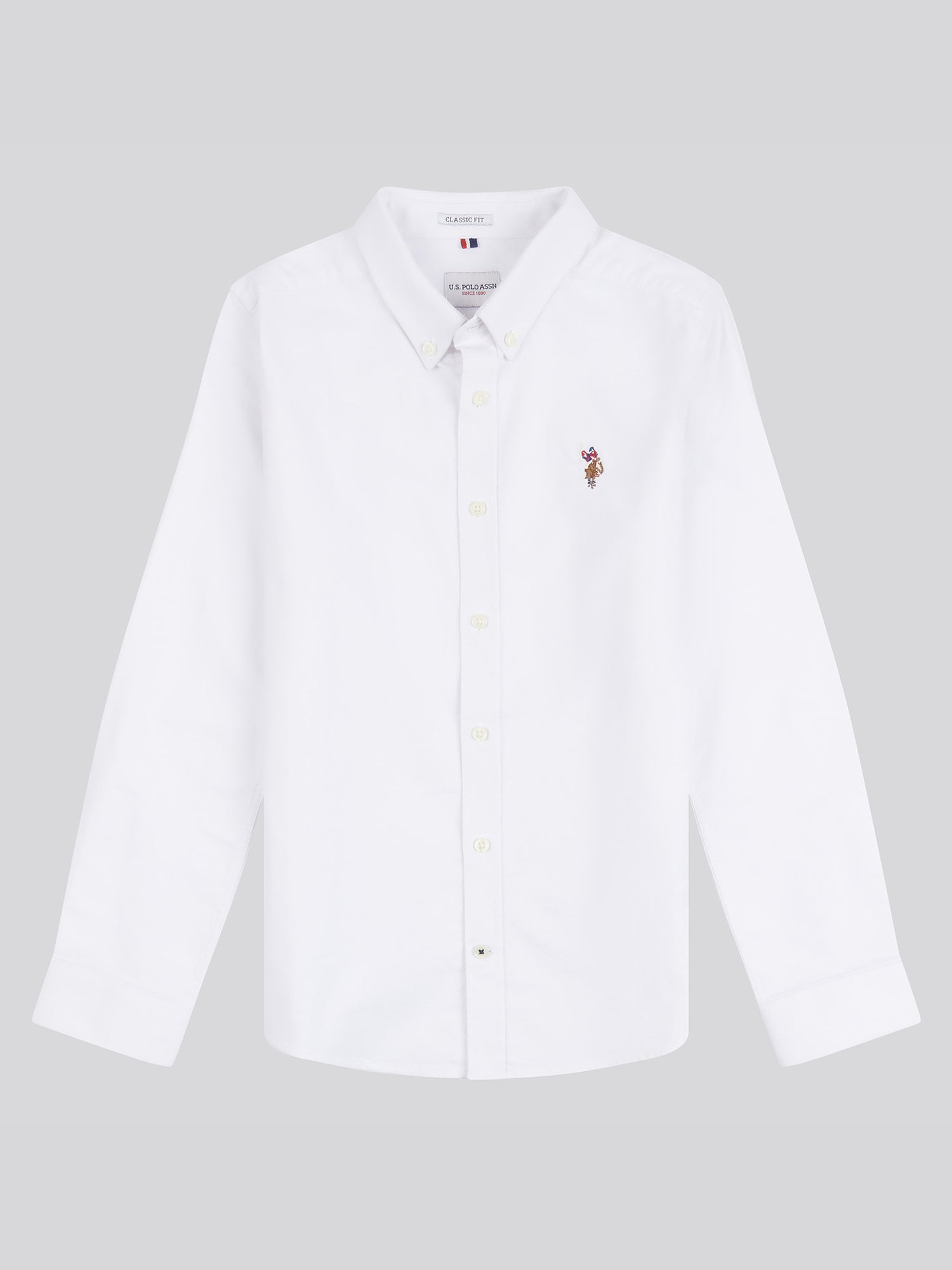 Boys Oxford Shirt in Bright White