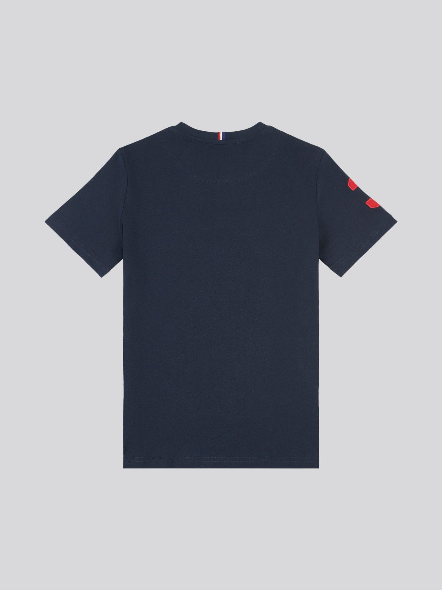 Boys Player 3 T-Shirt in Dark Sapphire Navy / Haute Red DHM