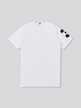 Boys Player 3 T-Shirt in White / Dark Sapphire Navy DHM