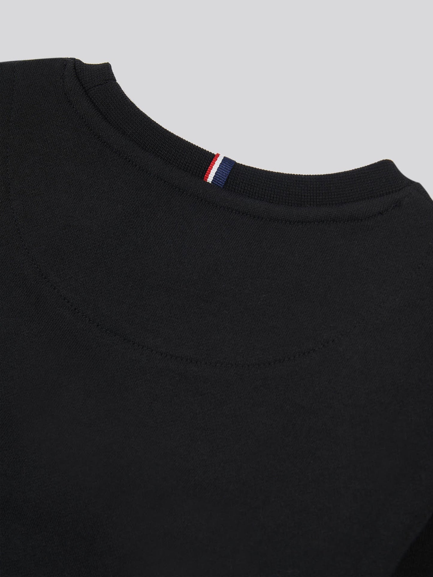 Boys Double Horsemen Crew in Black Bright White DHM
