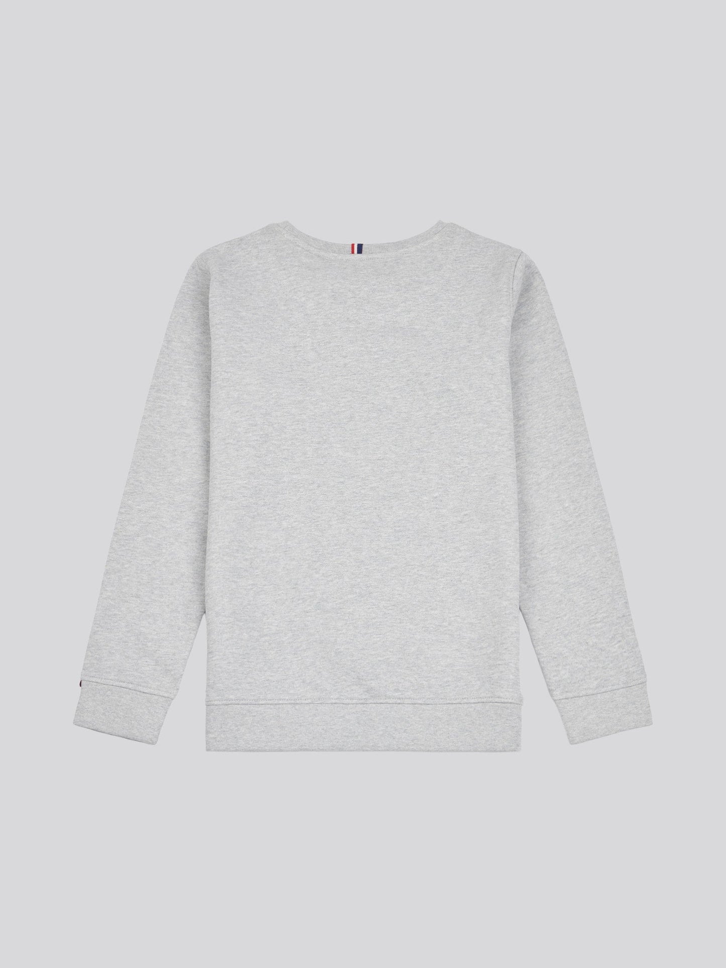 Boys Double Horsemen Crew in Mid Grey Marl