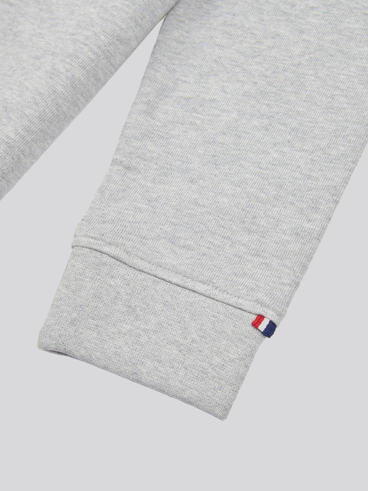 Boys Double Horsemen Crew in Mid Grey Marl