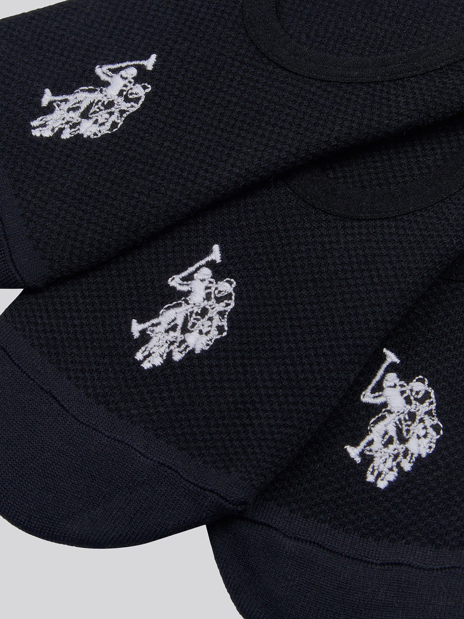 5 Pack Invisible Trainer Socks in Black