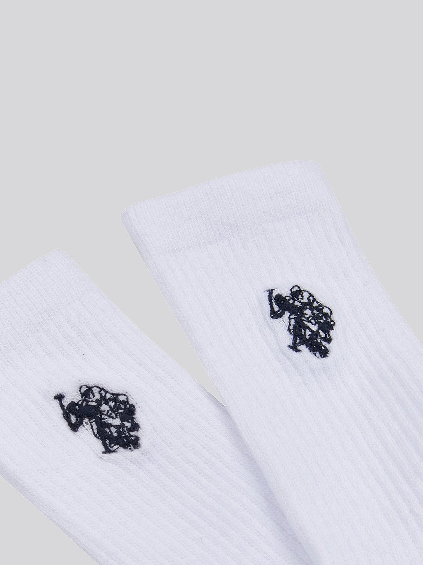 Five Pack Classic Sports Socks in Bright White