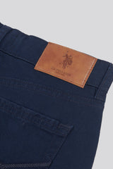 Boys Core 5 Pocket Trouser in Dark Sapphire Navy / Moonlight Blue DHM