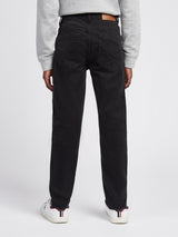 Boys Core 5 Pocket Trouser in Black Bright White DHM