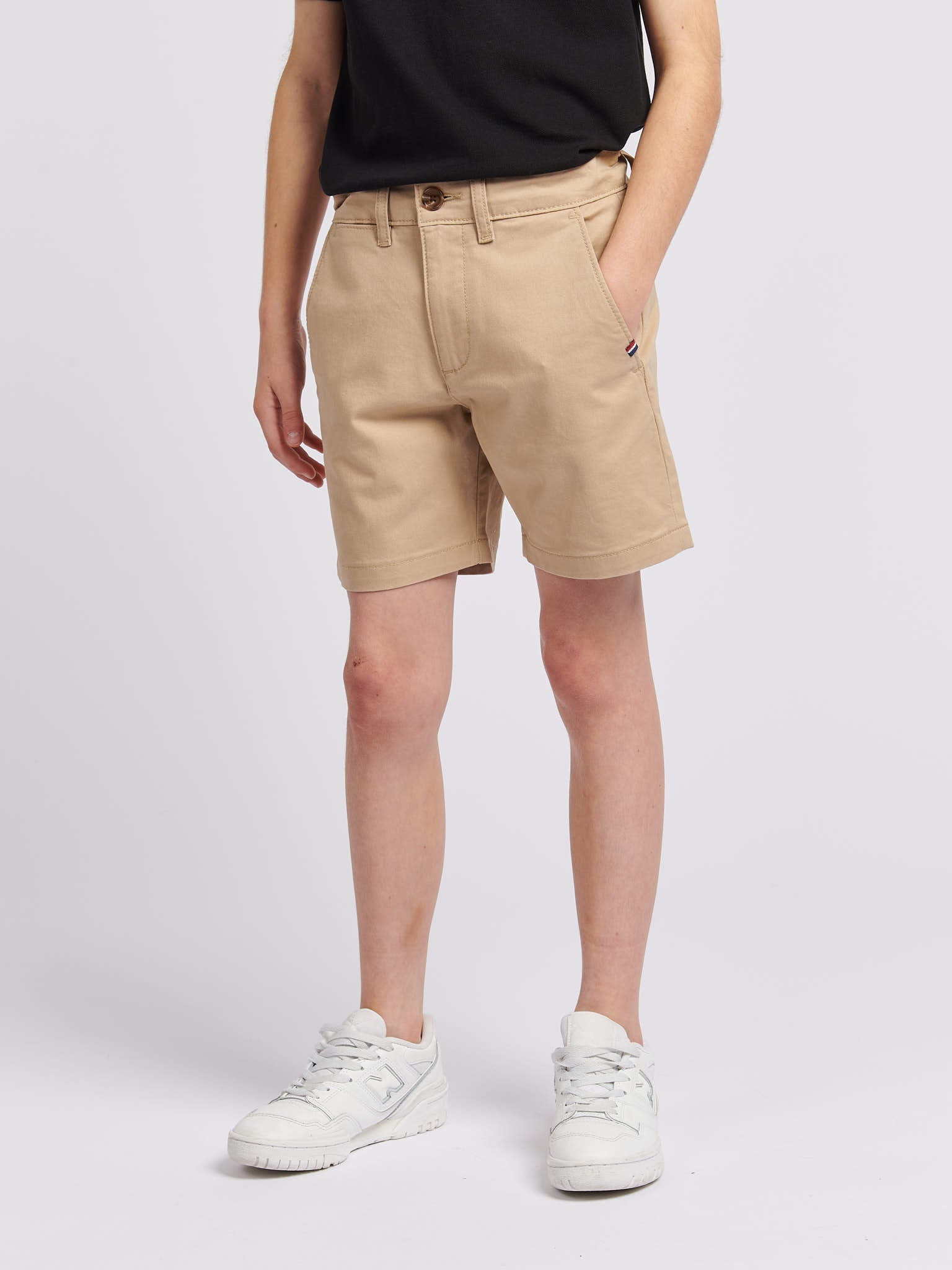Boys Classic Chino Shorts in Cornstalk