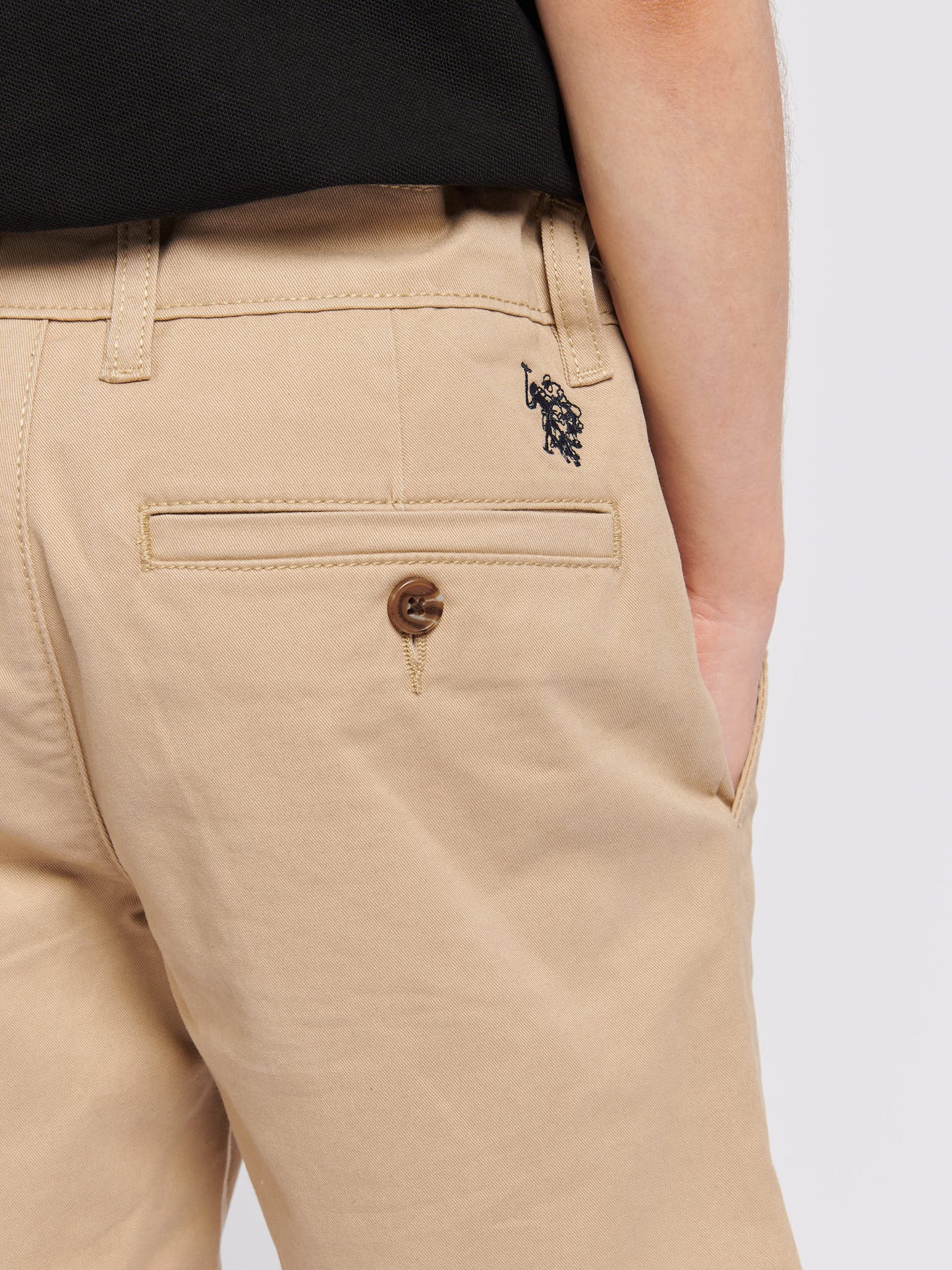 Boys Classic Chino Shorts in Cornstalk