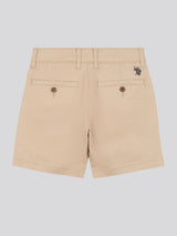 Boys Classic Chino Shorts in Cornstalk